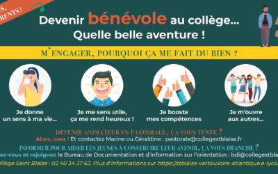 Devenir bénévole au collège